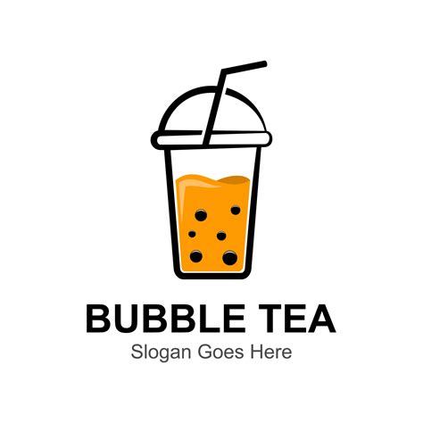 bubble tea logo 7955149 Vector Art at Vecteezy