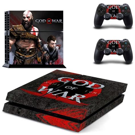 God of War Kratos PS4 Skin Sticker Decal Vinyl for Sony Playstation 4 ...