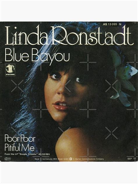 "Linda Ronstadt - Blue Bayou Album Cover " Poster for Sale by 90sloversangel | Redbubble