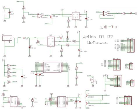 Wemos D1 R32 Schematic