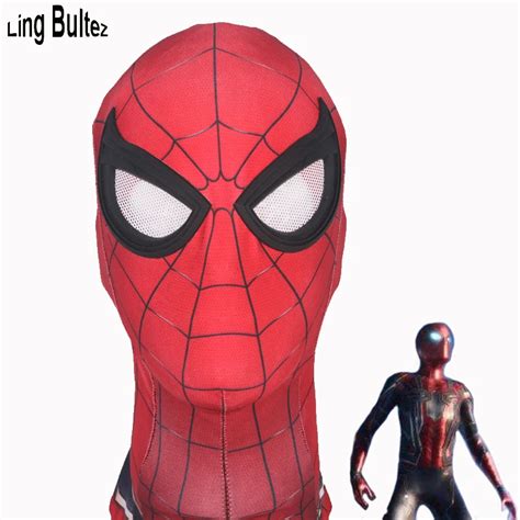 Ling Bultez High Quality Spiderman Homecoming Mask Iron Spider Mask Avengers Spiderman Mask ...