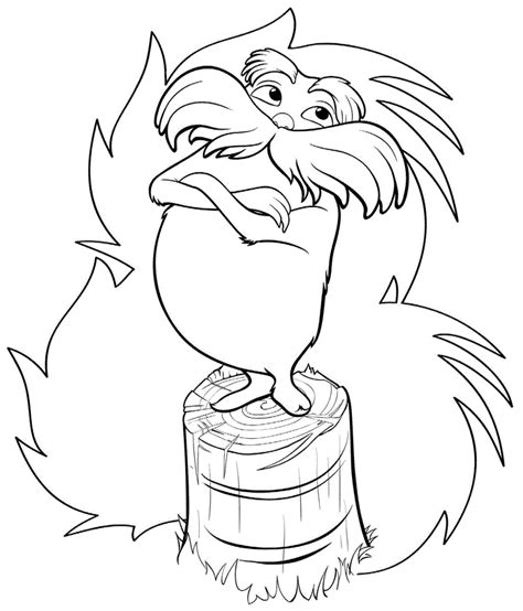 Free Printable Lorax Coloring Pages For Kids