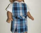 American Girl Doll School Uniform Jumper Plaid by SimoneFranklin