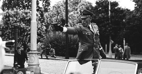 Behind-the-Scenes Shots from the Set of ‘Anthropoid’ - Reinhard Heydrich, played by Detlef Bothe ...