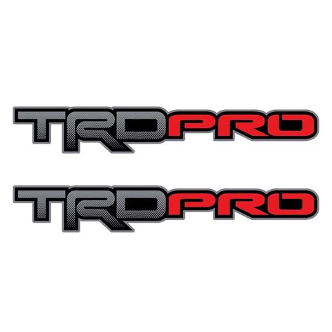 Set of 2: TRD PRO Toyota Tacoma Tundra pickup truck bedside full color decal | Calcomanías para ...