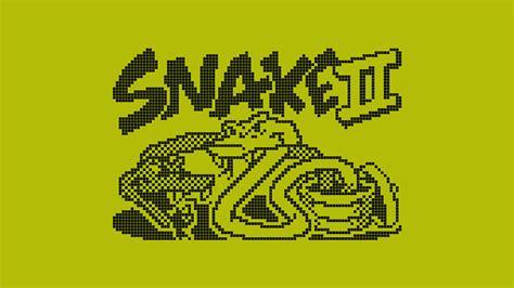 Download Snake Ii Pixel Art | Wallpapers.com