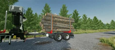 Wood Trailer v 1.0.2.0 ⋆ FS22 mods