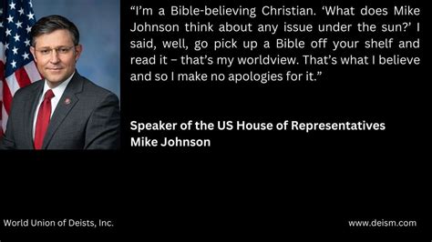 What Christian Theocrat Mike Johnson’s Biblical Worldview Means