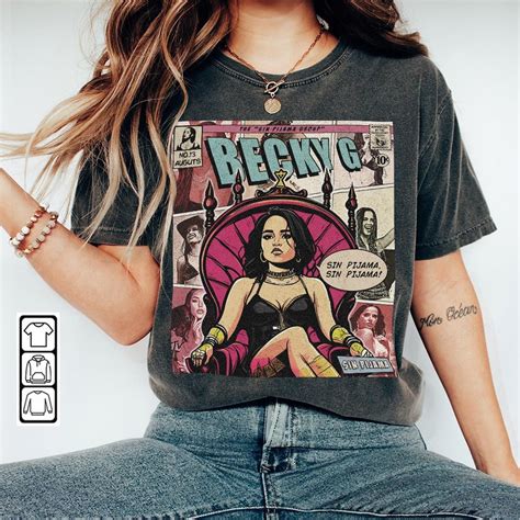 Becky G Comic Shirt, 90S Vintage Merch Book Art Becky G Sin Pijama Album World Tour sold by ...