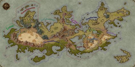 A simple political map made for middle school students : r/inkarnate