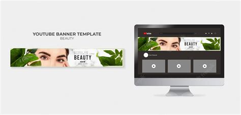 Beauty youtube banner template - Stokverse