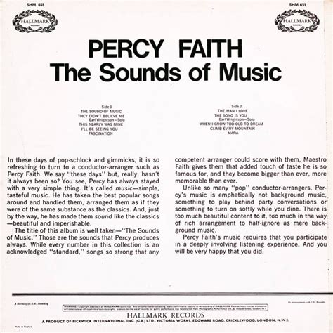 Percy Faith - The Sounds of Music - Cover Heaven