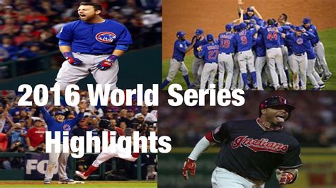 2016 World Series Highlights - YouTube