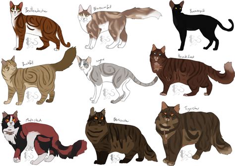 Dark forest cats and tranees by WCRFE on DeviantArt