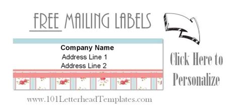 Free Mailing Labels