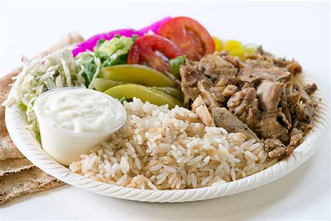 Chicken Shawarma Rice Platter - Sayah Halal Meat & Deli