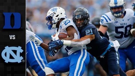 Duke vs. North Carolina Football Highlights (2019) - YouTube