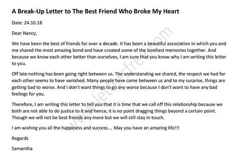 A Break-Up Letter to The Best Friend Who Broke My Heart