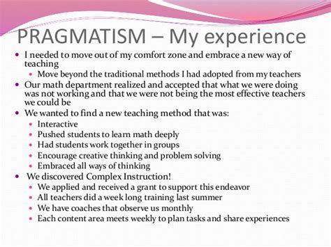 Pragmatism and education essay