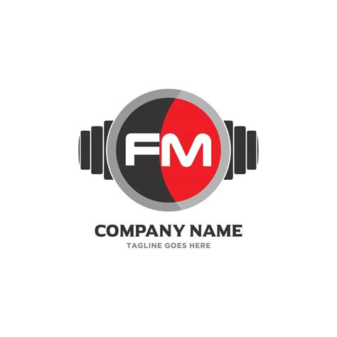 FM Letter Logo Design Icon fitness and music Vector Symbol. 16061318 Vector Art at Vecteezy