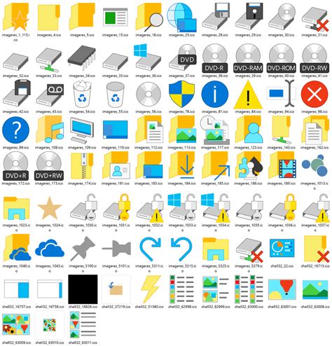 Download icons from Windows 10 build 10036