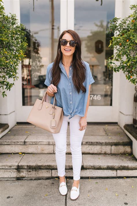 5 Ways to Wear White Loafers | Daryl-Ann Denner | White loafers outfit ...