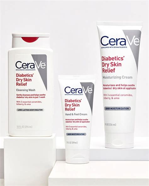 Diabetics’ Dry Skin Relief Moisturizing Cream | CeraVe