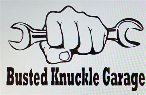 Busted Knuckle Garage Decal | Etsy