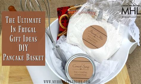 The Ultimate In Frugal Gift Ideas- DIY Pancake Basket - My Homestead Life