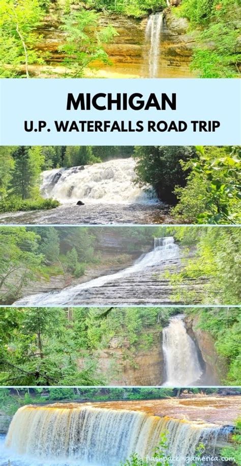 DIY Upper Peninsula Michigan waterfalls tour MAP: 10+ Michigan waterfalls to add to your UP road ...