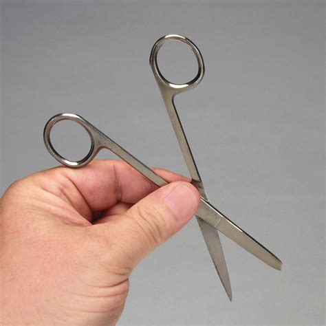 Surgical Scissors, Stainless Steel, Sharp/Blunt, Straight, 5 1/2 in ...