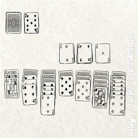 How to draw a Solitaire card deck | Kunstnerisk