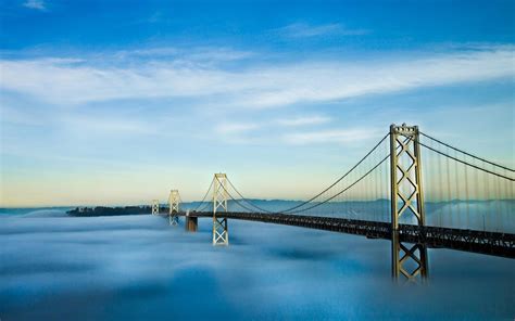 San Francisco Oakland Bay Bridge HD desktop wallpaper : Widescreen : High Definition : Fullscreen