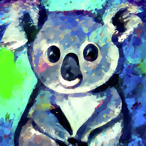 Koala 10 Painting by Chris Butler - Fine Art America