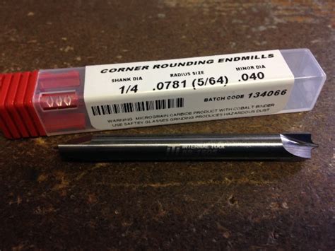 .0781" 5/64" RADIUS 2 FLUTE DOUBLE END CARBIDE CORNER ROUNDING END MILL | North Bay Cutting Tools