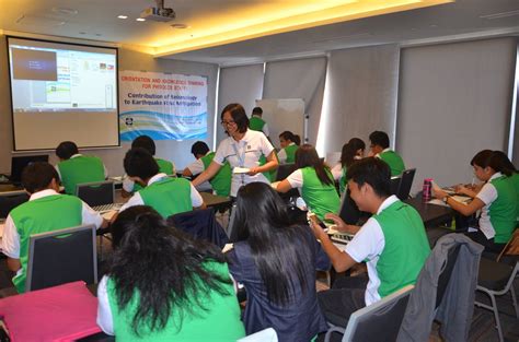 3-day Orientation and Knowledge Sharing for PHIVOLCS Staff ...