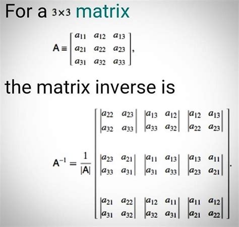 Inverse of a 3x3 Matrix Formula - GiovannaewaHudson