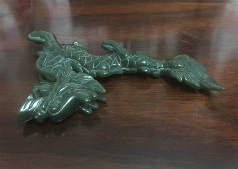 Jade Dragon statue, Hobbies & Toys, Memorabilia & Collectibles, Vintage ...