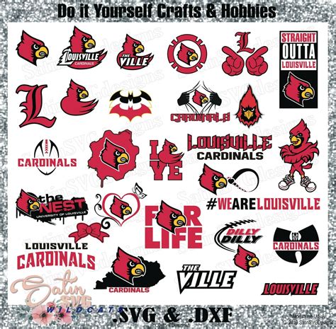 Louisville Cardinals SET NEW Design SVG Files, Cricut, Silhouette ...