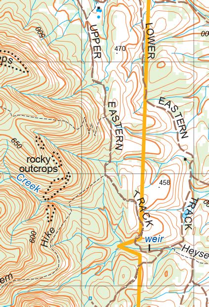 Features of Topographic Maps | Bushwalking Leadership SA