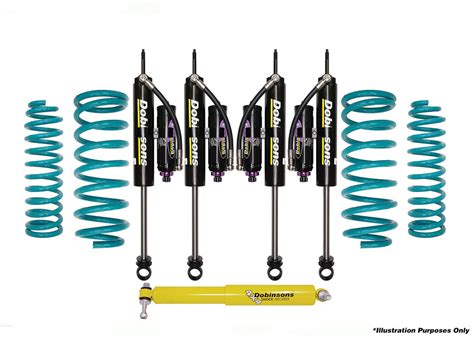 Dobinsons 1.75" up to 2.5" MRR 3-way Adjustable Lift Kit for Toyota Land Cruiser 80 Series 1990 ...