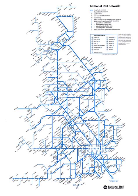 Online Maps: UK Train Map