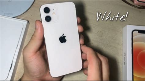 iPhone 12 Mini Unboxing - White Color! - YouTube