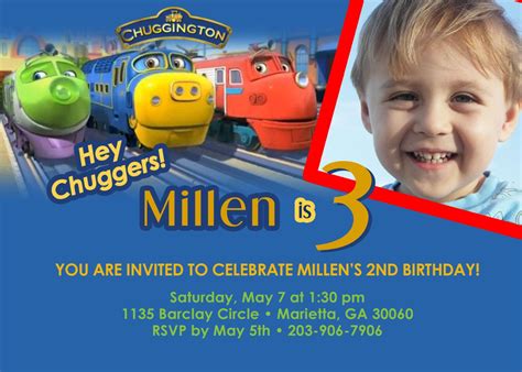 chuggington invites Chuggington Birthday, Birthday Ideas, Birthday Parties, Kid Birthdays, You ...