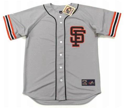 Barry Bonds Jersey - San Francisco Giants 1993 Away Throwback MLB ...