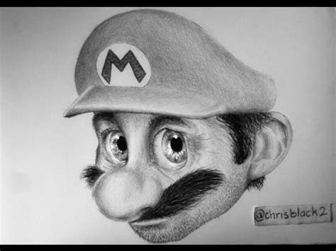 Realistic Mario Drawing - YouTube