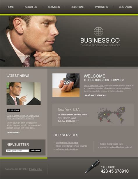 Business Website Template #19037