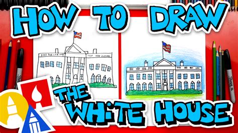 How To Draw The White House - Art For Kids Hub