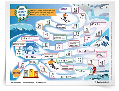 Winter Olympic Math Activities for Elementary Students