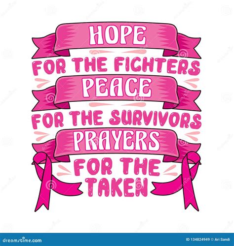 Breast Cancer Quote and Saying Best for Graphic Your Merchandise Stock Illustration ...